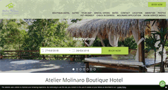 Desktop Screenshot of boutiquehotelmolinaro.com